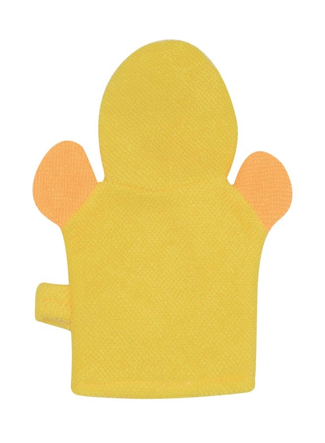 Caviotess Cute Duck Bath Mesh Shower Ball Pouf Loofahs Exfoliating Bath Sponge Body Cleaner for Children Kids - Image 3